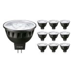 Multipack 10x Philips Master LED Spot GU5.3 MR16 7.5W 500lm 36D - 930 Warm White | Best Colour Rendering - Dimmable - Replaces 50W