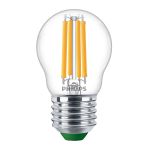 Philips MASTER LED Candle Ultra Efficient E27 Ball Clear 2.3W 485lm - 827 Extra Warm White | Replaces 40W