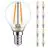 Multipack 10x Noxion Lucent LED E14 Ball Filament Clear 2.5W 250lm - 827 Extra Warm White | Replaces 25W