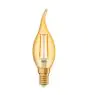 Osram Vintage 1906 LED E14 Bent-tip Candle Filament Gold 2.5W 220lm - 824 Extra Warm White | Replaces 25W