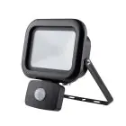 Noxion LED Floodlight Beamy G2 Black 10W 900lm 120D - 840 Cool White | IP65 - Motion Sensor - Symmetrical