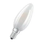 Osram LED Superstar E14 Candle Filament Frosted 3.4W 470lm - 940 Cool White | Best Colour Rendering - Dimmable - Replaces 40W