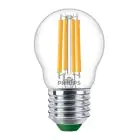 Philips MASTER LED Candle Ultra Efficient E27 Ball Clear 2.3W 485lm - 827 Extra Warm White | Replaces 40W